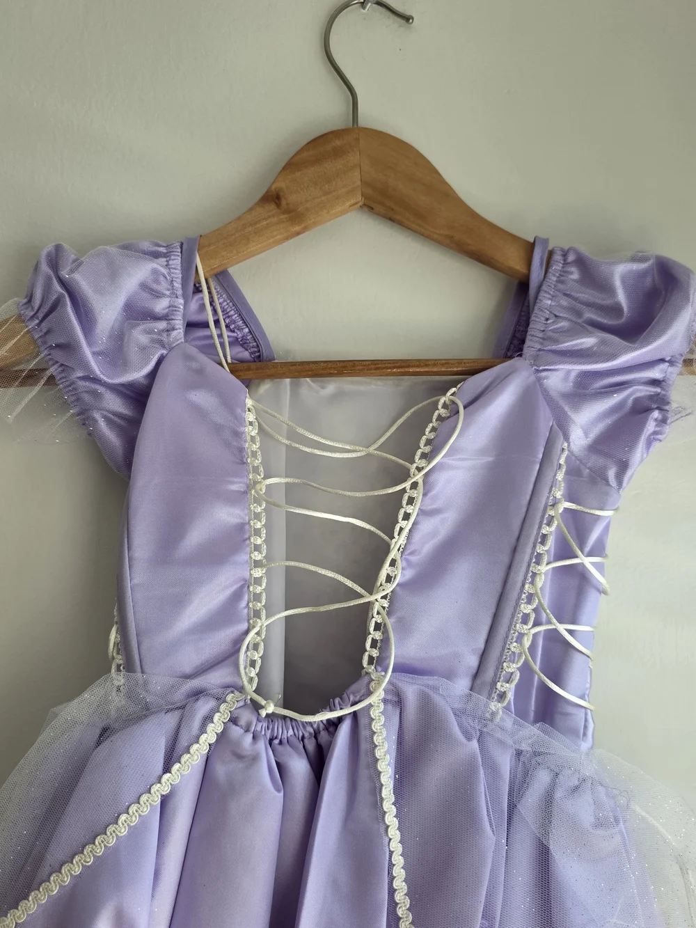 Alegria Lavender Princess Costume Dress with Pearl Trim NWT.